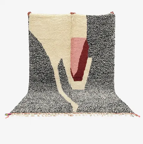 Tapis berbère Tinghir au dessin abstrait — tapis berbères contemporains