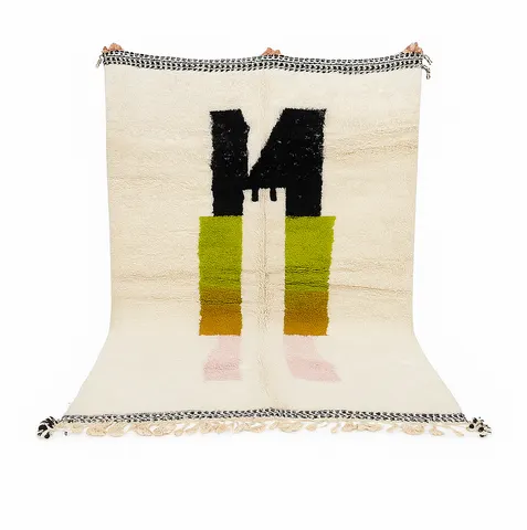 Tapis berbère Tinhinan au dessin abstrait — tapis berbères contemporains
