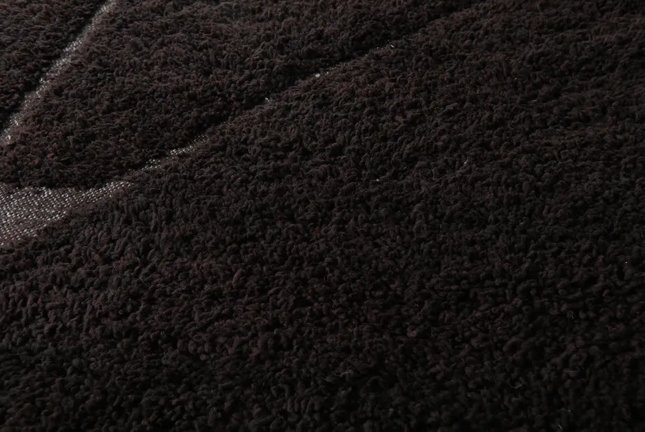 Tapis berbère Tinhinan marron aux motifs géométriques, vue 7 sur 7