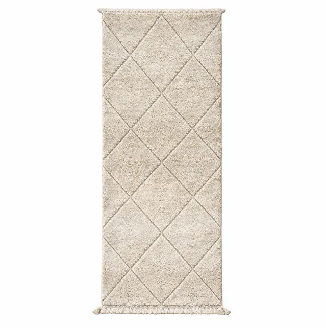 Tapis de couloir Beni Ouarain Asif à losanges — tapis beni ouarain