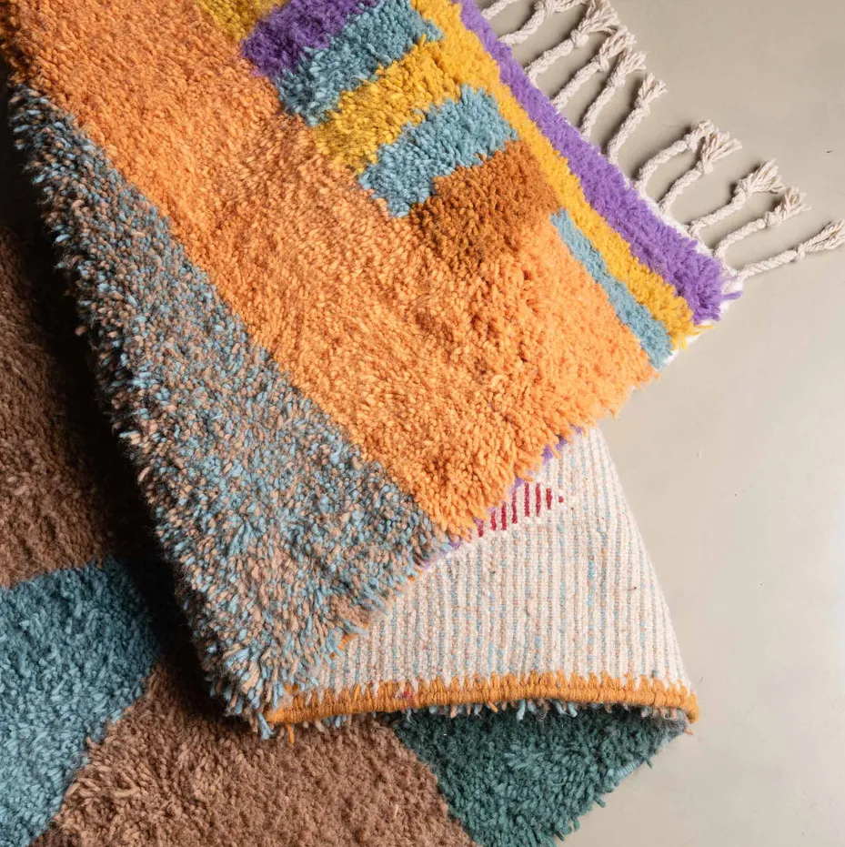 Tapis de couloir Beni Ouarain Bouiblane, vue 4 sur 7