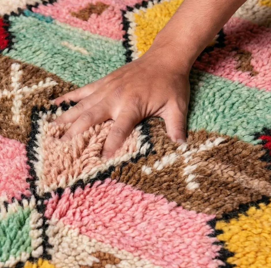 Tapis de couloir Beni Ouarain Essaouira, vue 6 sur 7