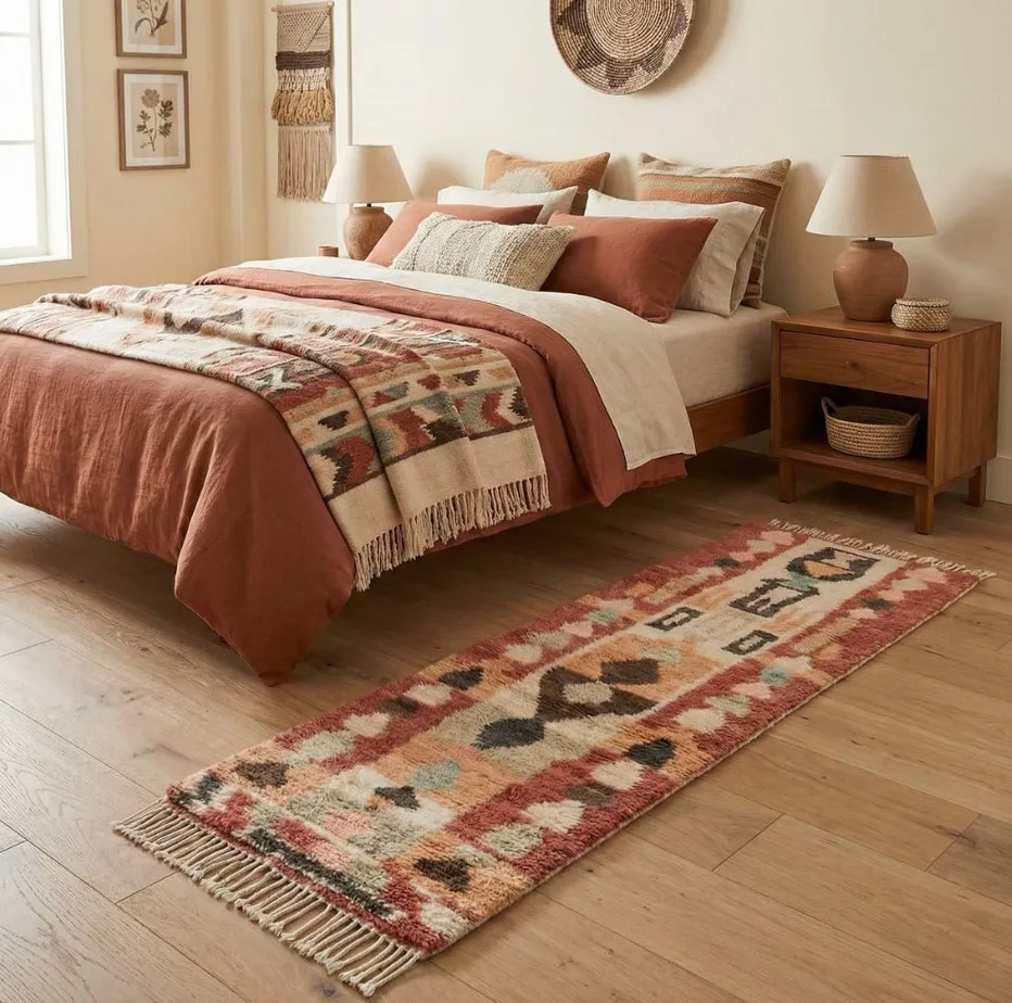 Tapis de couloir Beni Ouarain Guelmim, vue 7 sur 7