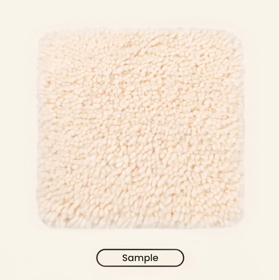 Tapis de couloir Beni Ouarain Sefrou beige et blanc, vue 7 sur 7