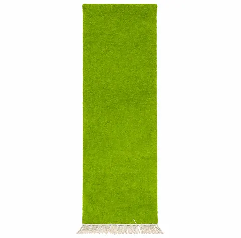 Tapis de couloir berbère Amizmiz vert — tapis berbères contemporains