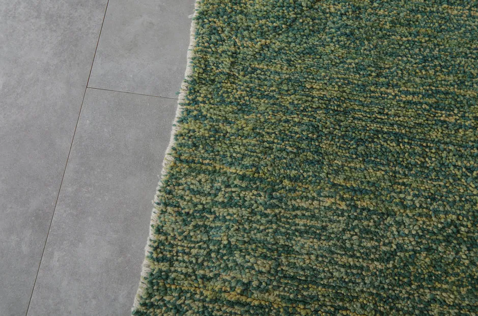 Tapis de couloir berbère Amoud vert, vue 7 sur 7