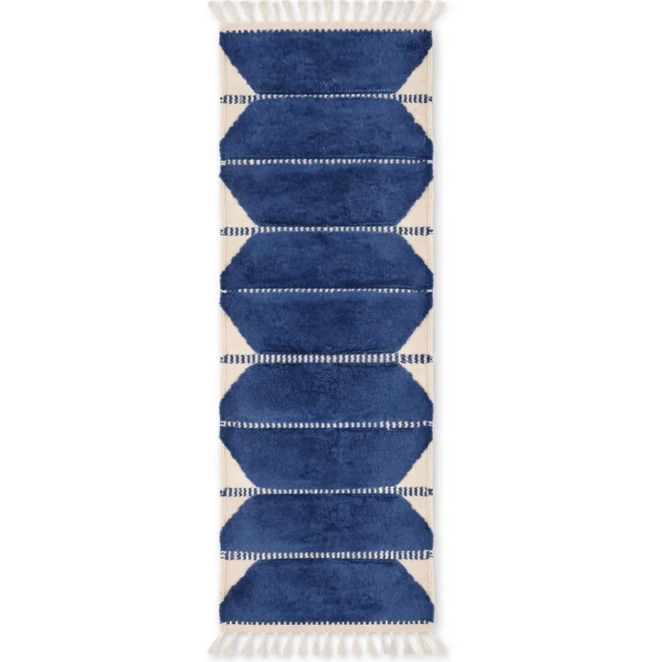 Tapis de couloir berbère Asafu — tapis berbères contemporains tissé à la main