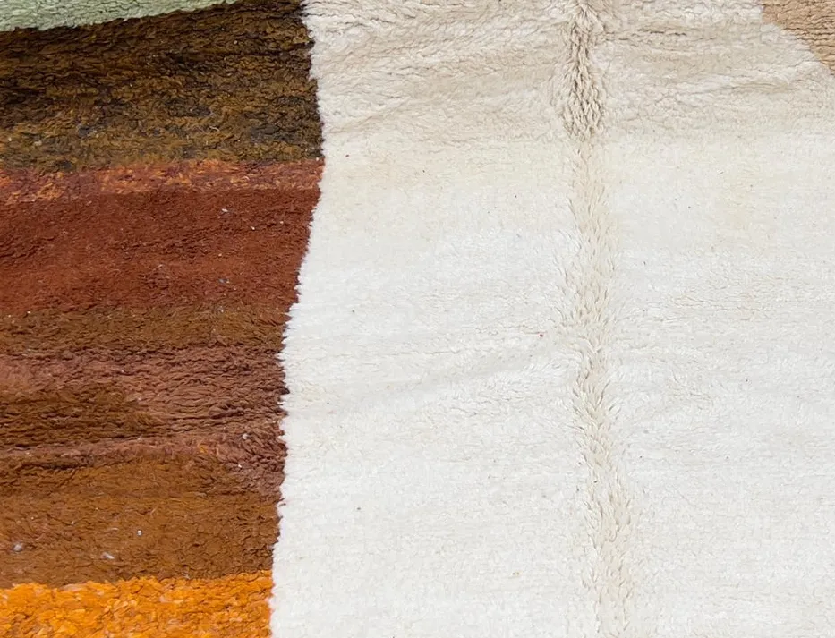 Tapis de couloir berbère Asni multicolore, vue 3 sur 4