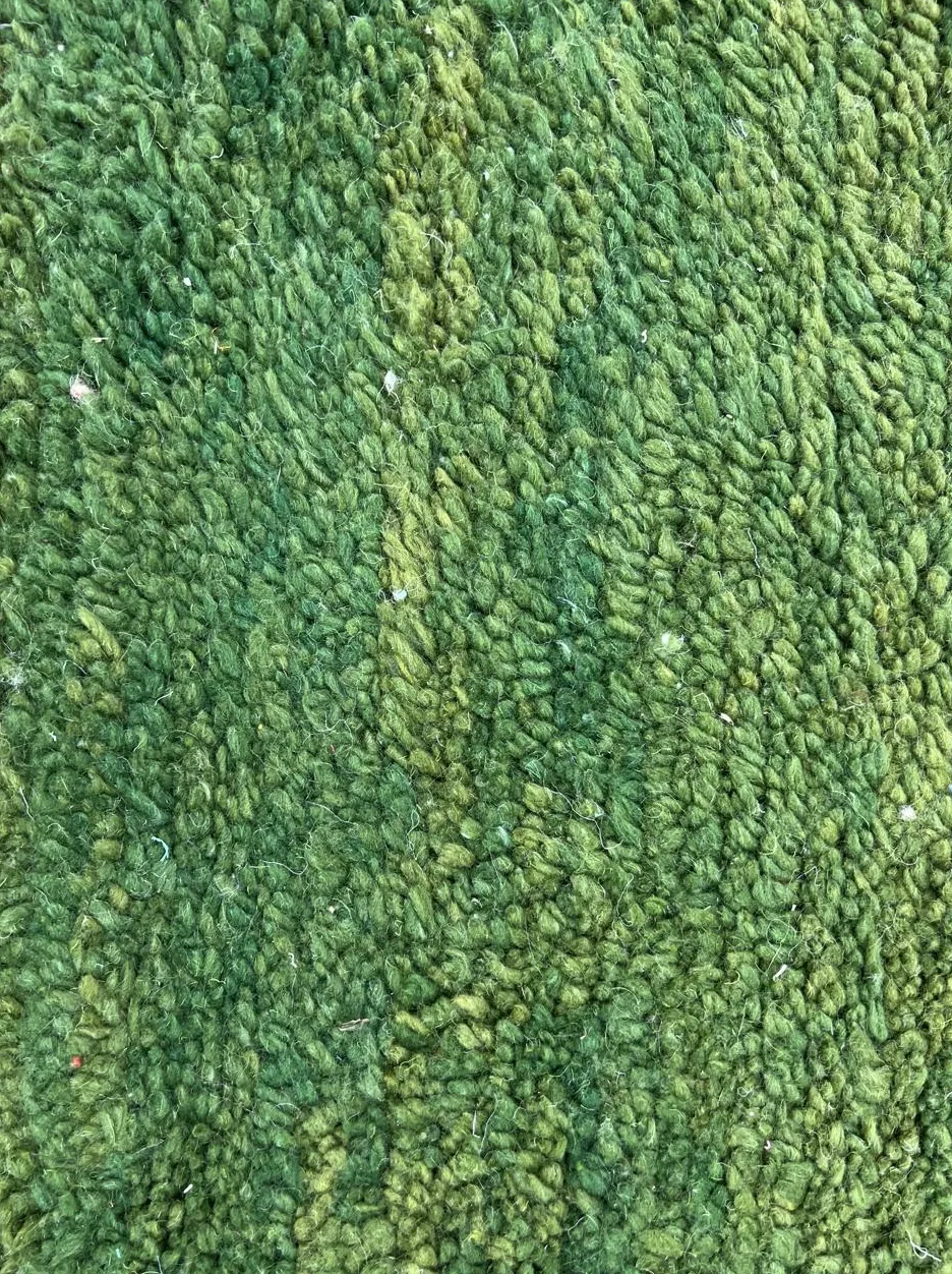 Tapis de couloir berbère Bani vert, vue 4 sur 4