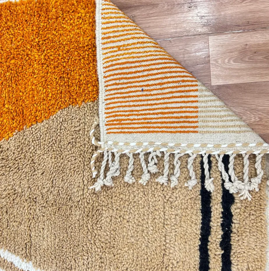 Tapis de couloir berbère Dadès au dessin abstrait, vue 3 sur 4