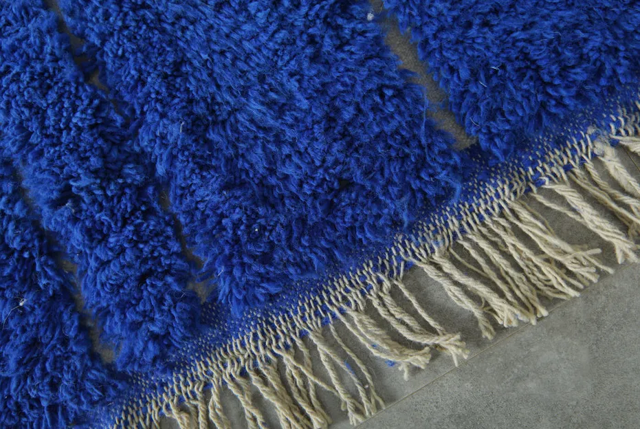 Tapis de couloir berbère Dadès bleu, vue 7 sur 7