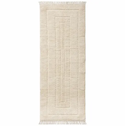 Tapis de couloir berbère Guir aux motifs géométriques — tapis berbères contemporains