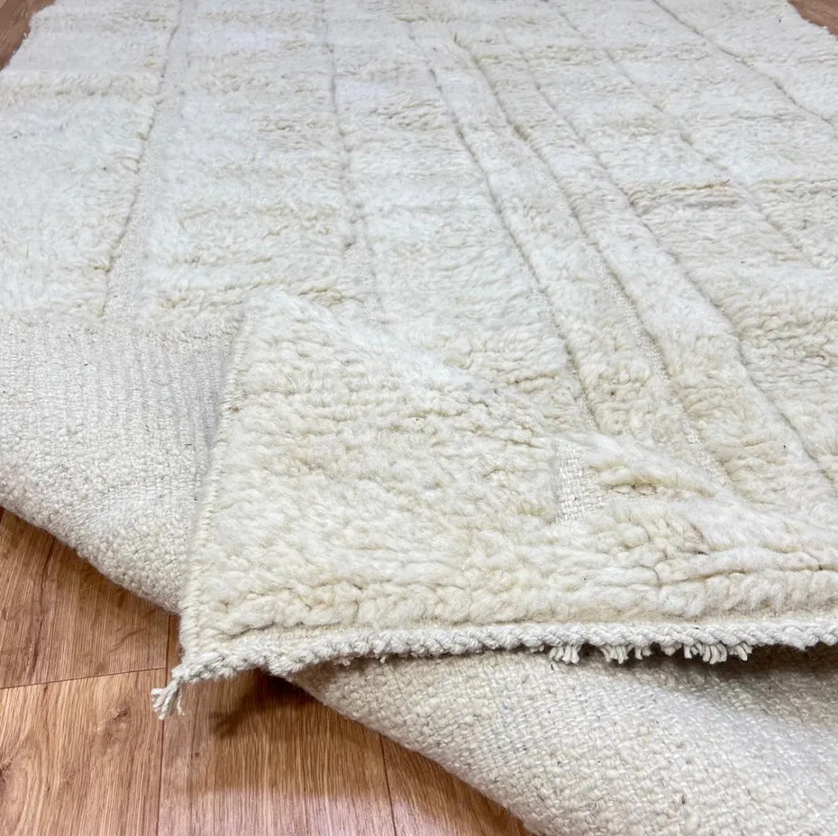 Tapis de couloir berbère Guir aux motifs géométriques, vue 3 sur 4