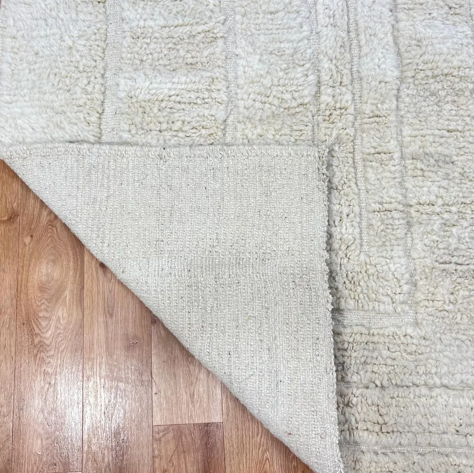 Tapis de couloir berbère Guir aux motifs géométriques, vue 4 sur 4