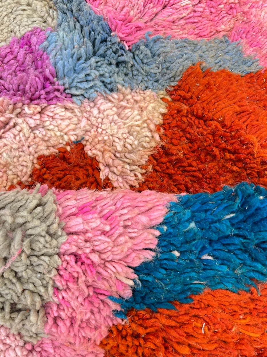 Tapis de couloir berbère Imilchil au dessin abstrait, vue 3 sur 4
