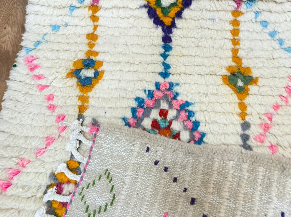 Tapis de couloir berbère Itzer multicolore, vue 3 sur 3
