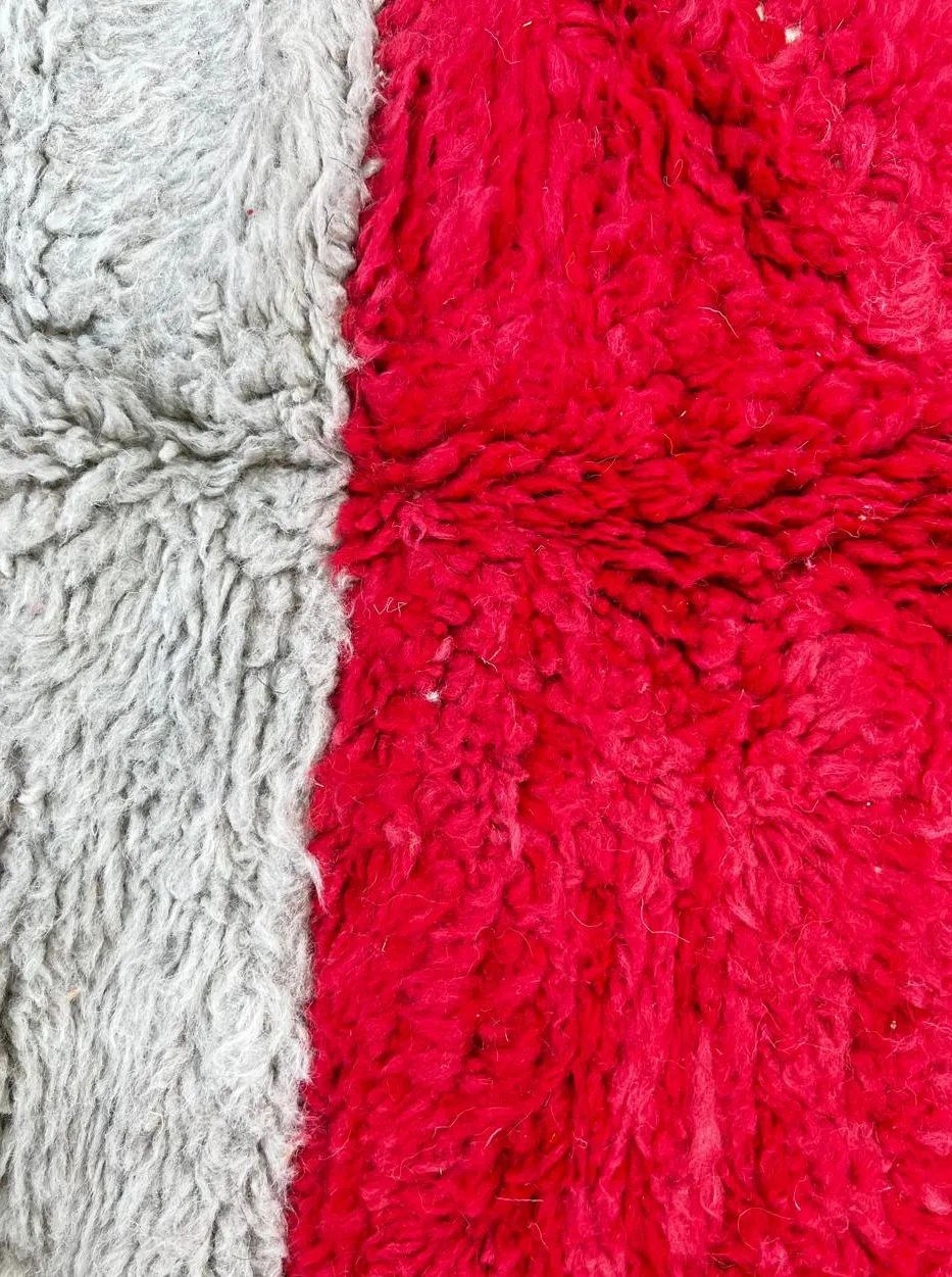 Tapis de couloir berbère Massa orange, vue 4 sur 4