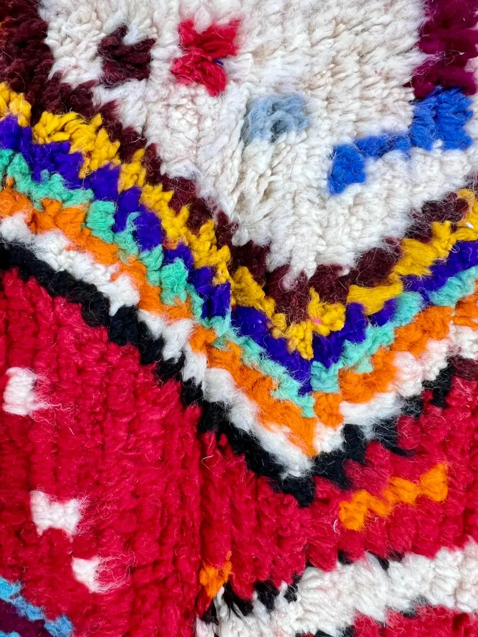 Tapis de couloir berbère Missour rouge, vue 4 sur 4