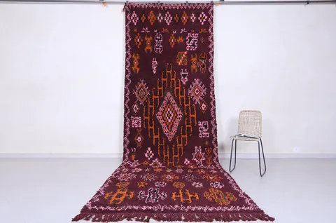 Tapis de couloir berbère Nfis aux motifs géométriques — tapis berbères contemporains