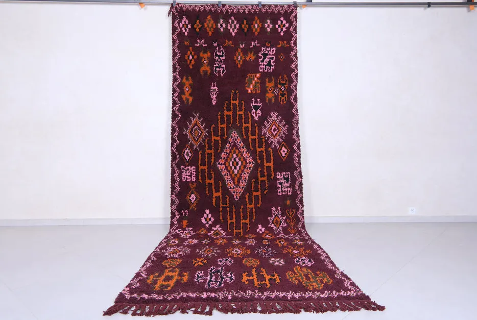 Tapis de couloir berbère Nfis aux motifs géométriques, vue 3 sur 7