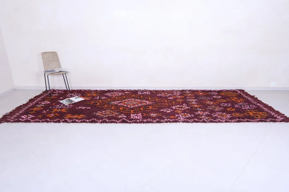 Tapis de couloir berbère Nfis aux motifs géométriques, vue 4 sur 7