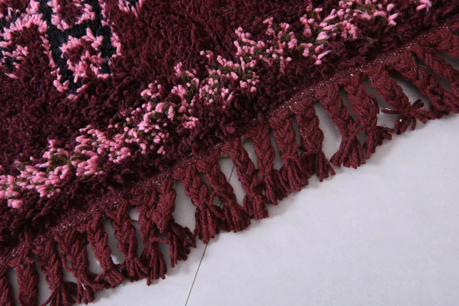 Tapis de couloir berbère Nfis aux motifs géométriques, vue 7 sur 7