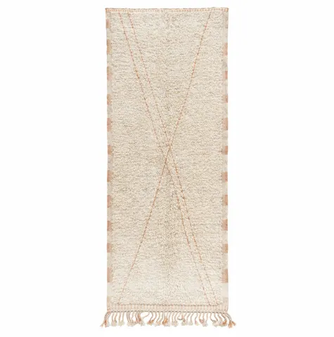 Tapis de couloir berbère Sebou à lignes — tapis berbères contemporains