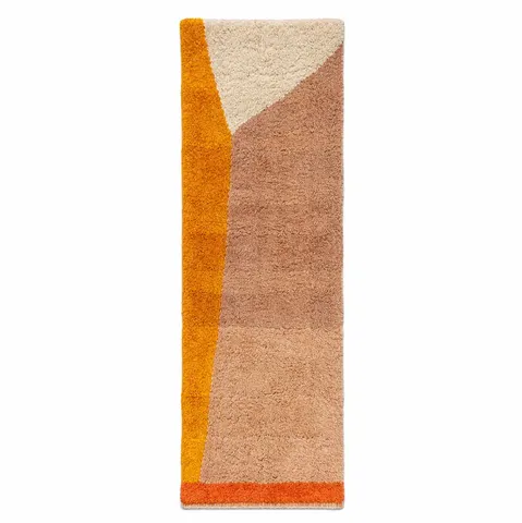 Tapis de couloir berbère Souss au dessin abstrait — tapis berbères contemporains