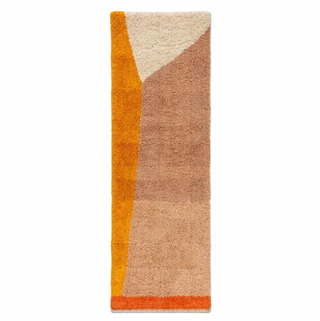 Tapis de couloir berbère Souss au dessin abstrait — tapis berbères contemporains