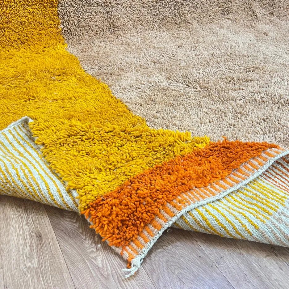 Tapis de couloir berbère Souss au dessin abstrait, vue 3 sur 4