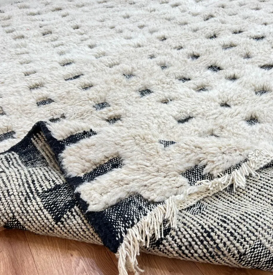 Tapis de couloir berbère Tadla uni, vue 3 sur 4