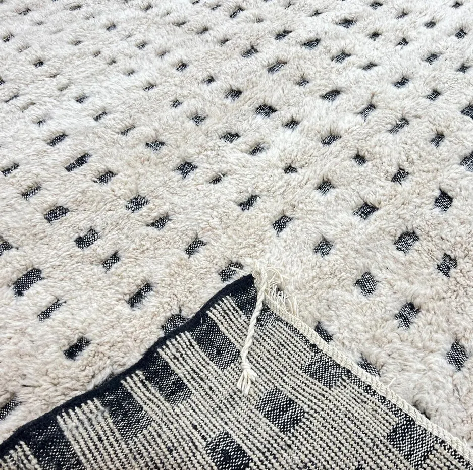Tapis de couloir berbère Tadla uni, vue 4 sur 4