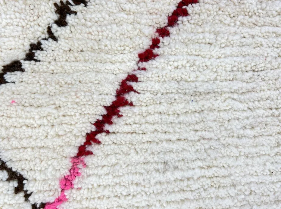 Tapis de couloir berbère Tafraout multicolore, vue 4 sur 4