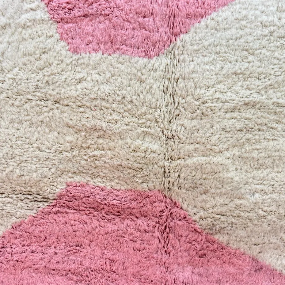 Tapis de couloir berbère Tagant rose, vue 3 sur 4