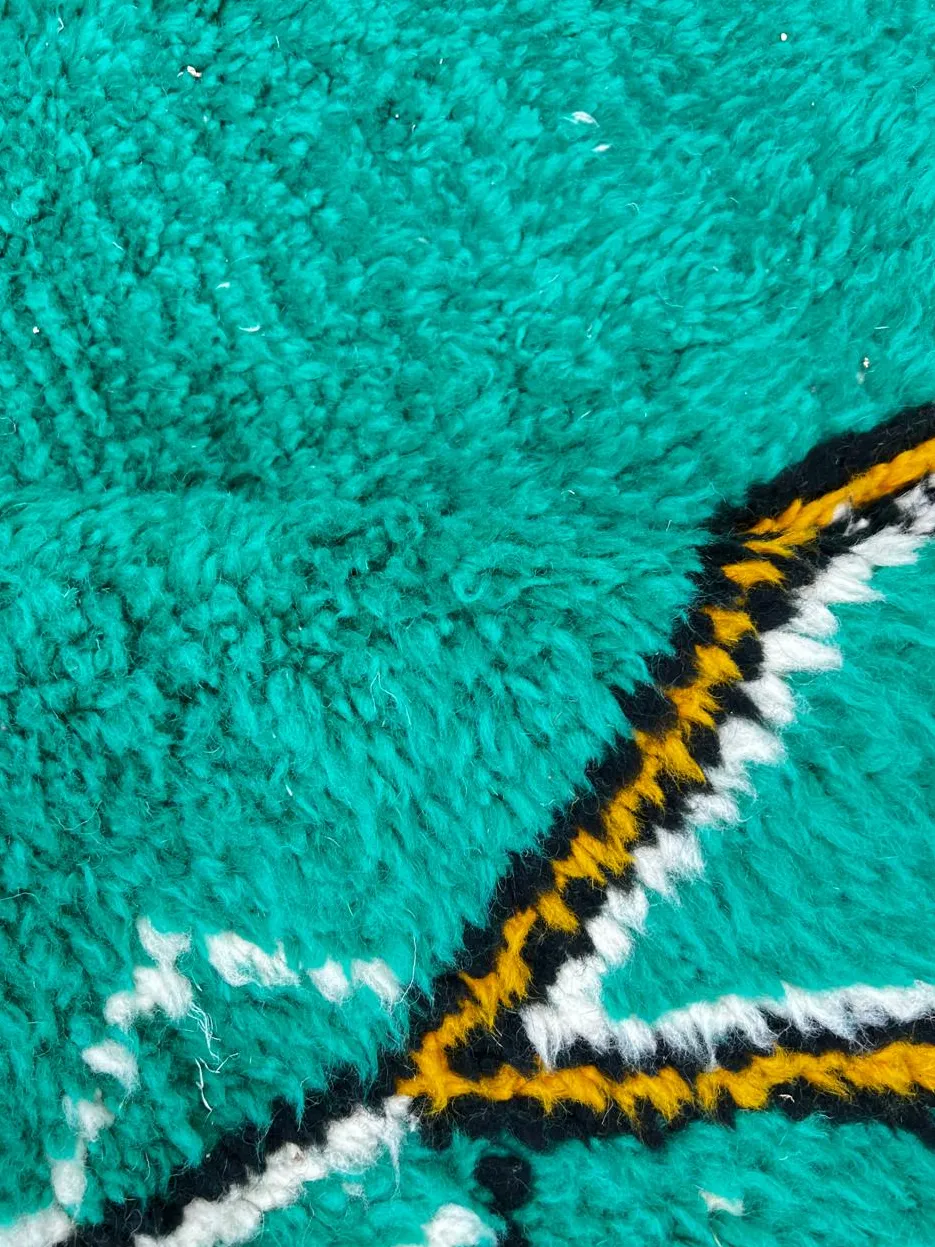 Tapis de couloir berbère Tazekka à lignes, vue 4 sur 4