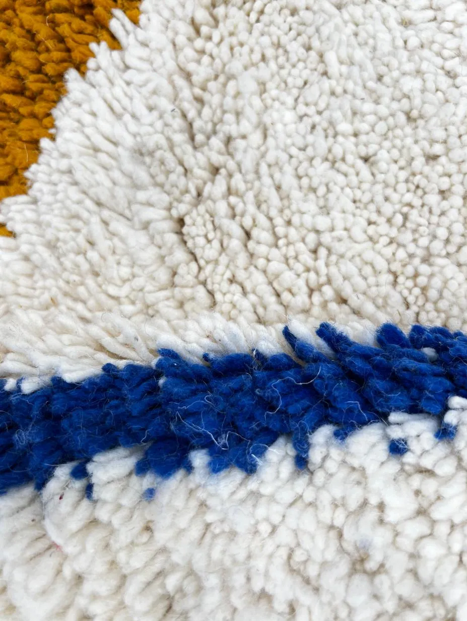 Tapis de couloir berbère Tazzarine à losanges, vue 4 sur 4
