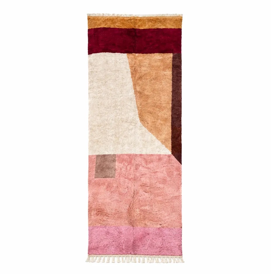Tapis de couloir berbère Tigmi — tapis berbères contemporains tissé à la main