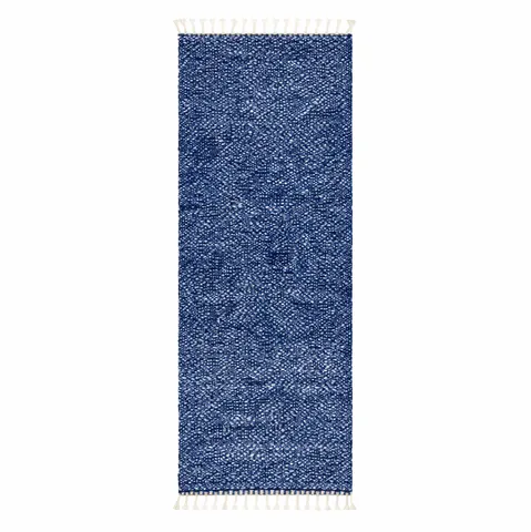 Tapis de couloir berbère Tizi bleu — tapis berbères contemporains