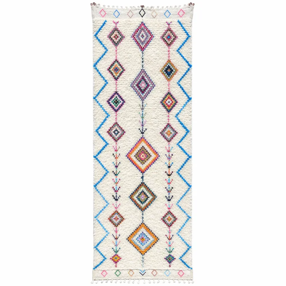 Tapis de couloir berbère Tounfite — tapis berbères contemporains tissé à la main
