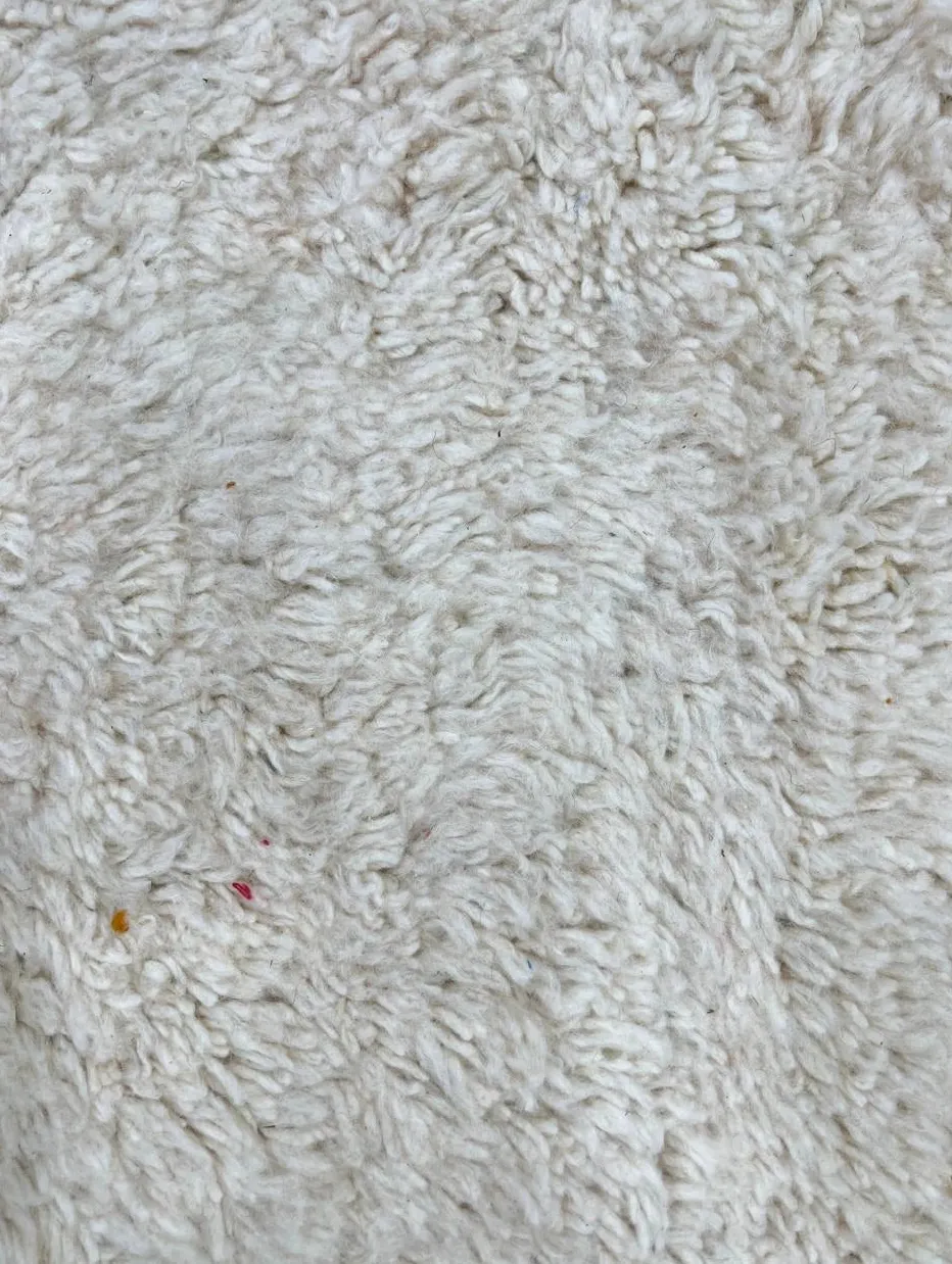 Tapis de couloir berbère Usman marron et blanc, vue 4 sur 4