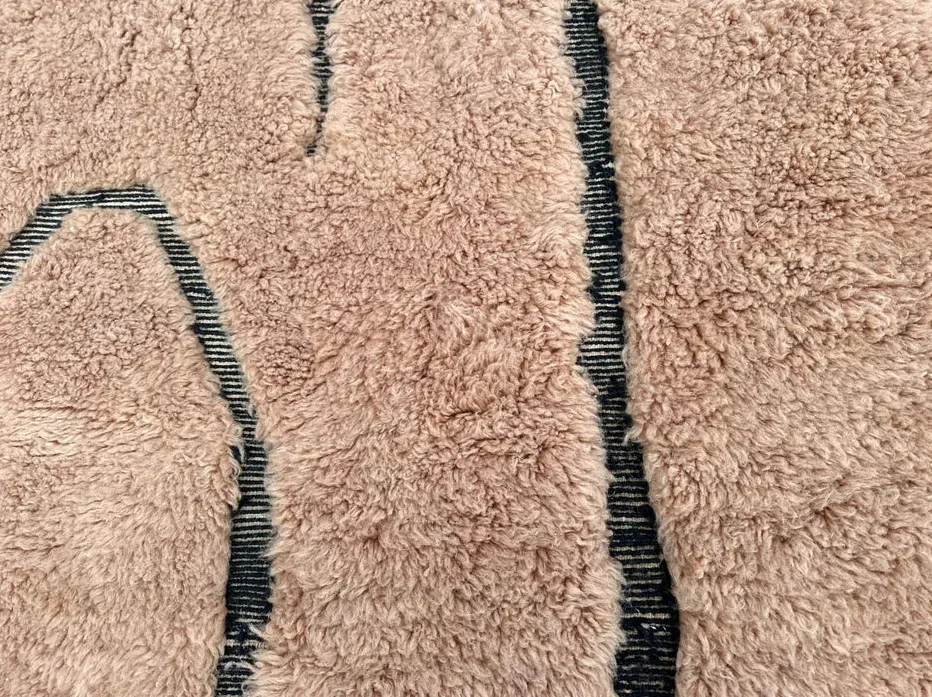 Tapis de couloir berbère Zat beige, vue 4 sur 4