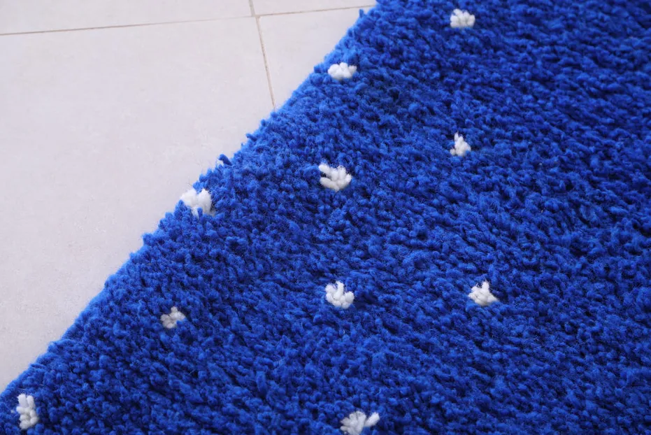 Tapis de couloir berbère Zat bleu, vue 7 sur 7