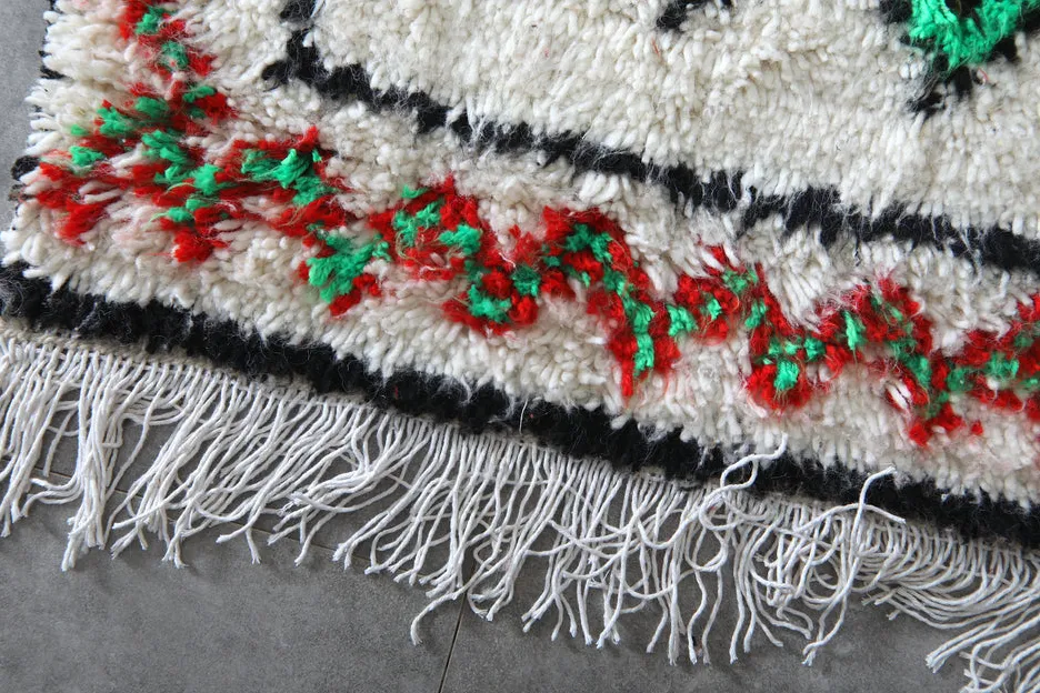 Tapis de couloir berbère Ziri multicolore, vue 5 sur 7