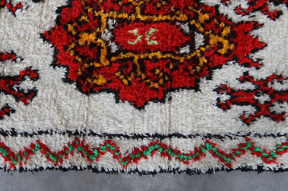 Tapis de couloir berbère Ziri multicolore, vue 7 sur 7