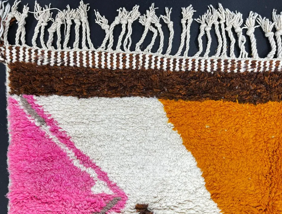 Tapis de couloir berbère Ziz multicolore, vue 2 sur 4