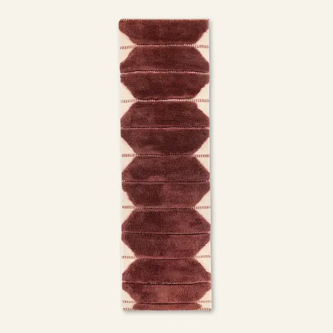Tapis de couloir Mrirt Tanant rouge et bleu — tapis mrirt
