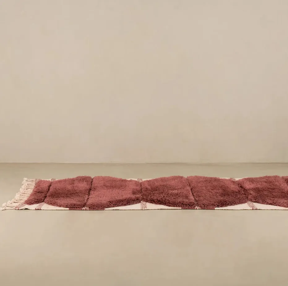Tapis de couloir Mrirt Tanant rouge et bleu, vue 7 sur 7