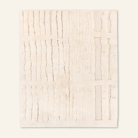 Tapis Mrirt Aoulouz beige — tapis mrirt
