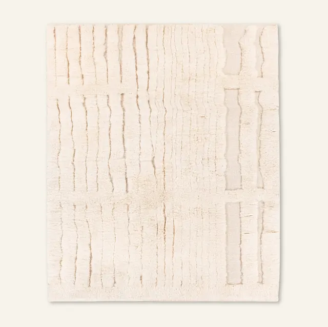 Tapis Mrirt Aoulouz beige — tapis mrirt