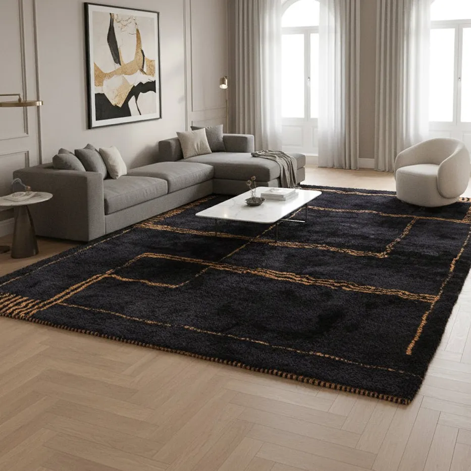Tapis Mrirt Bzou noir, vue 3 sur 7
